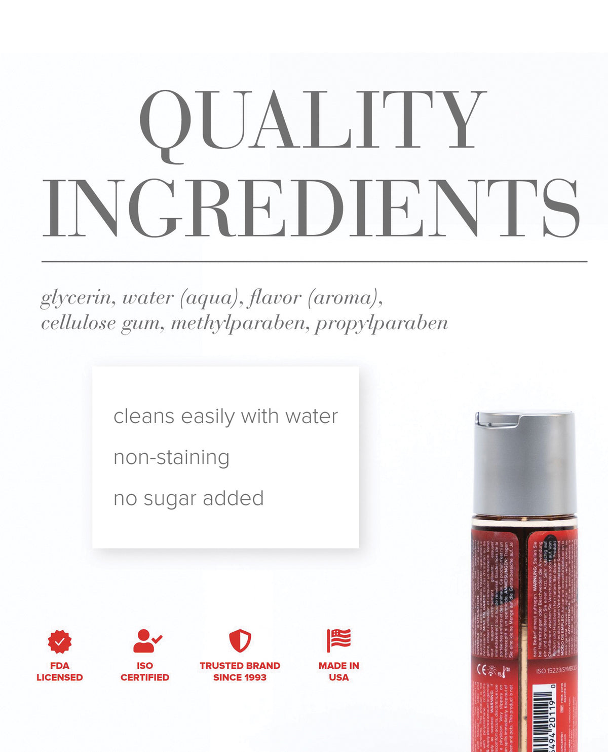 JO H2O Flavored Water-Based Lubricant – 4 oz – Watermelon – view 2