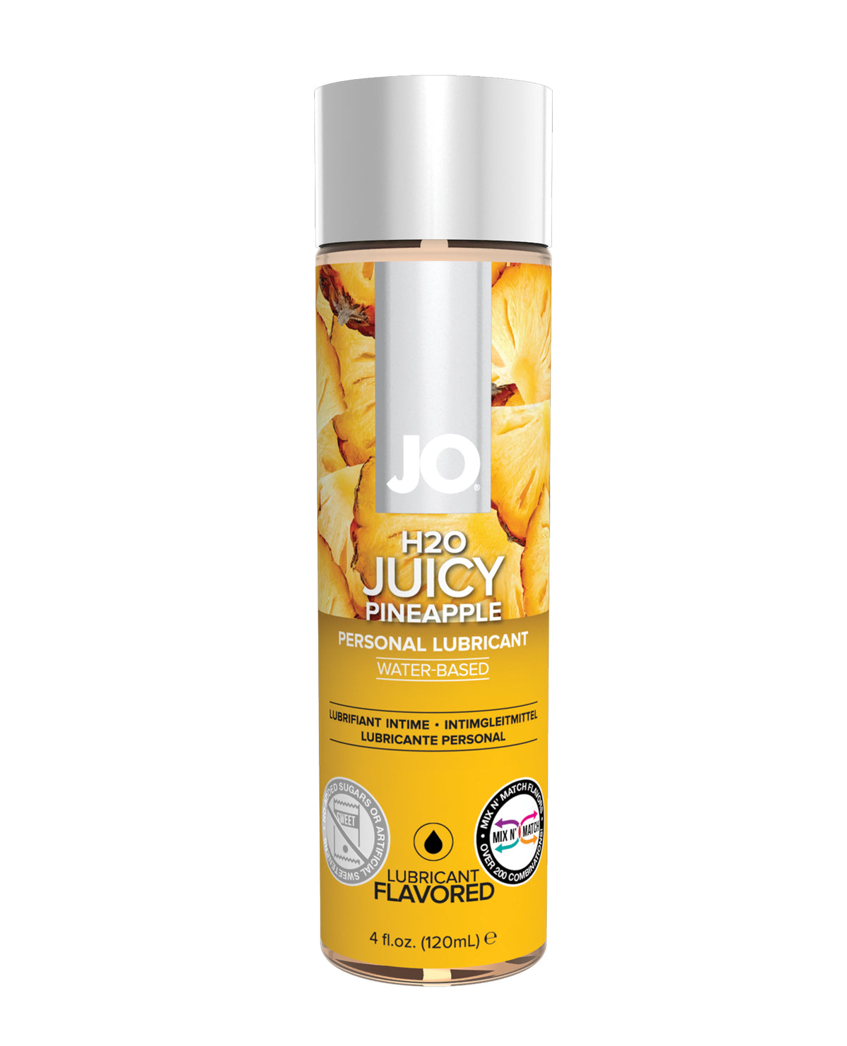 JO H2O Flavored Water-Based Lubricant – 4 oz – Pineapple