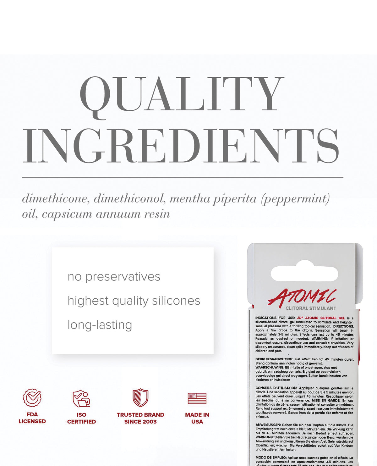 JO Atomic Maximum-Strength Clitoral Gel – 0.34 oz – view 2