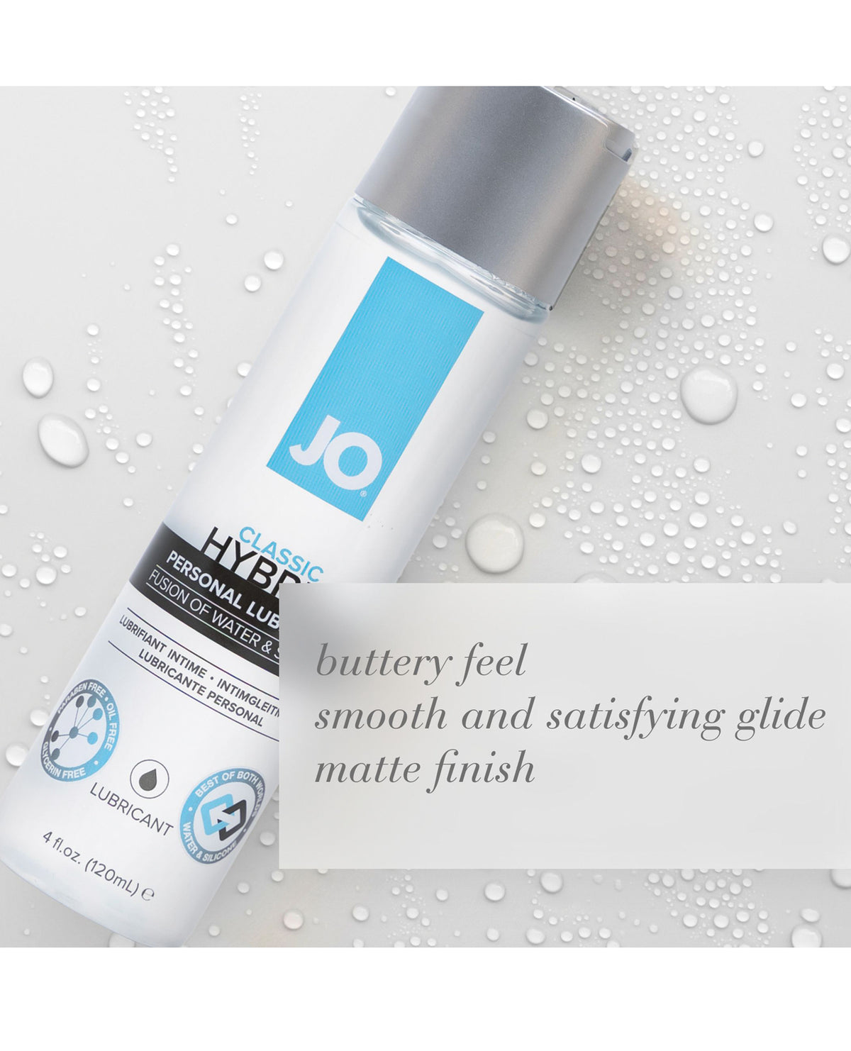 JO Classic Hybrid Lubricant – 4 oz – view 3