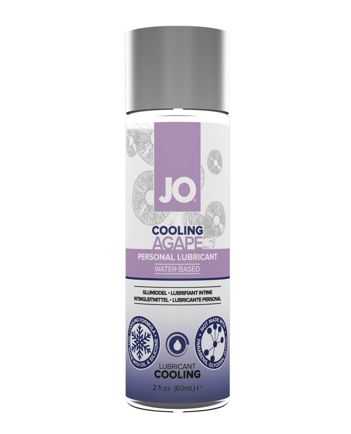 JO Agape pH-Balanced Water-Based Lubricant – Cooling 2 oz