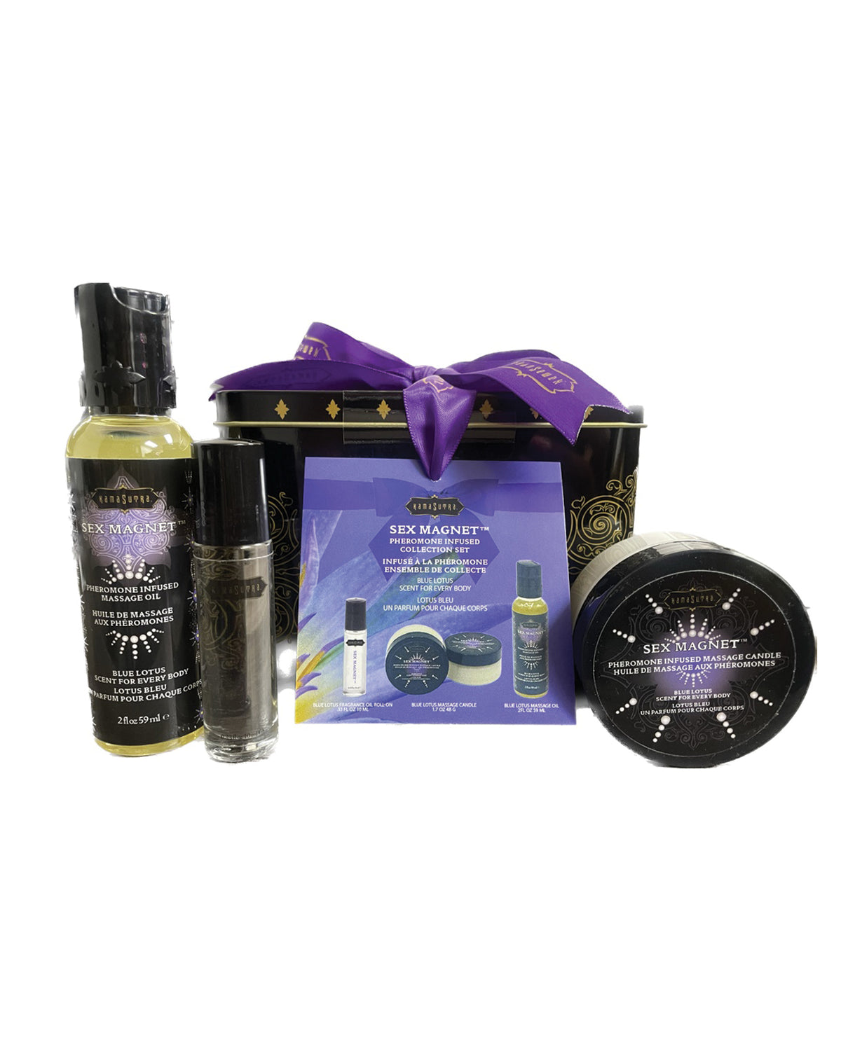 Kama Sutra Sex Magnet 3-Piece Gift Set – Blue Lotus