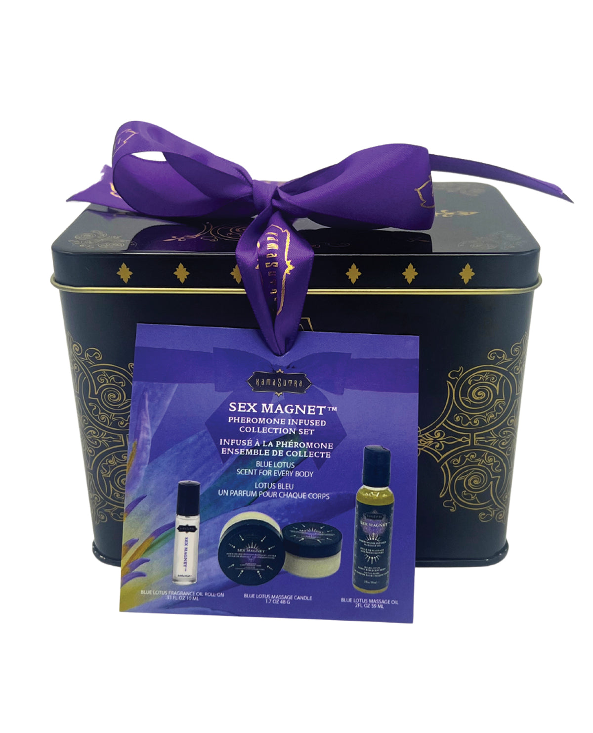 Kama Sutra Sex Magnet 3-Piece Gift Set – Blue Lotus – view 2