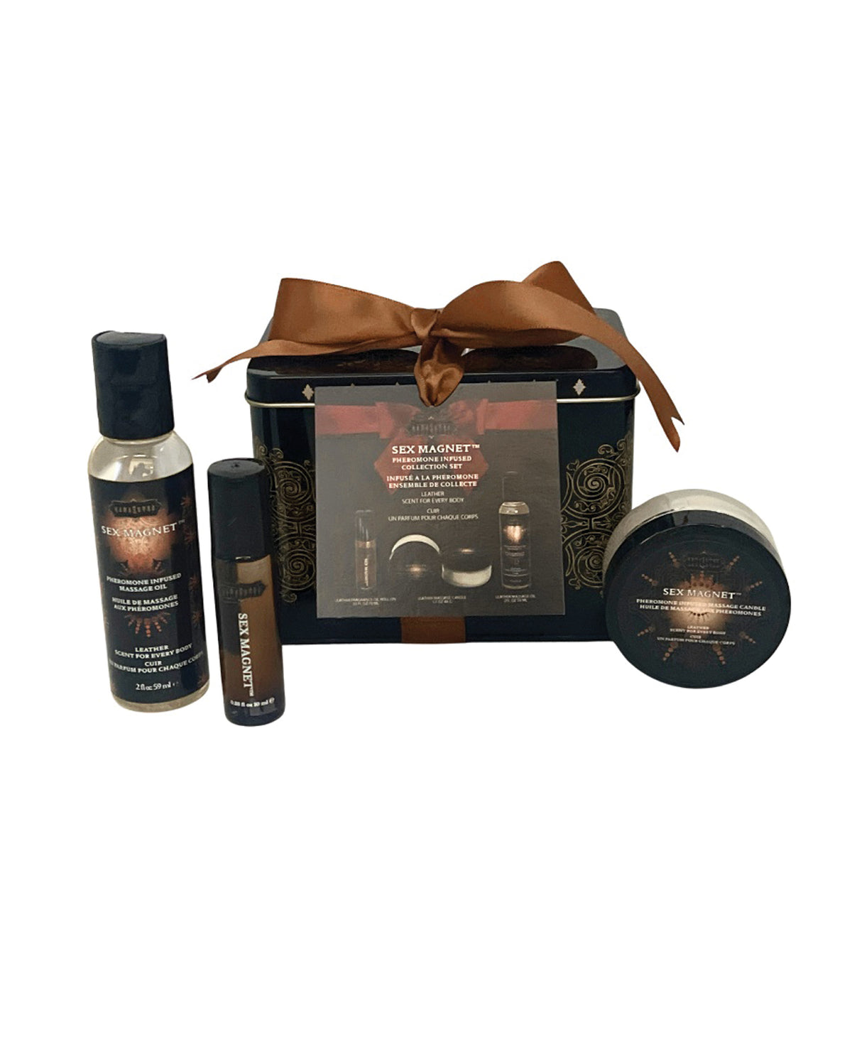 Kama Sutra Sex Magnet 3-Piece Gift Set – Leather