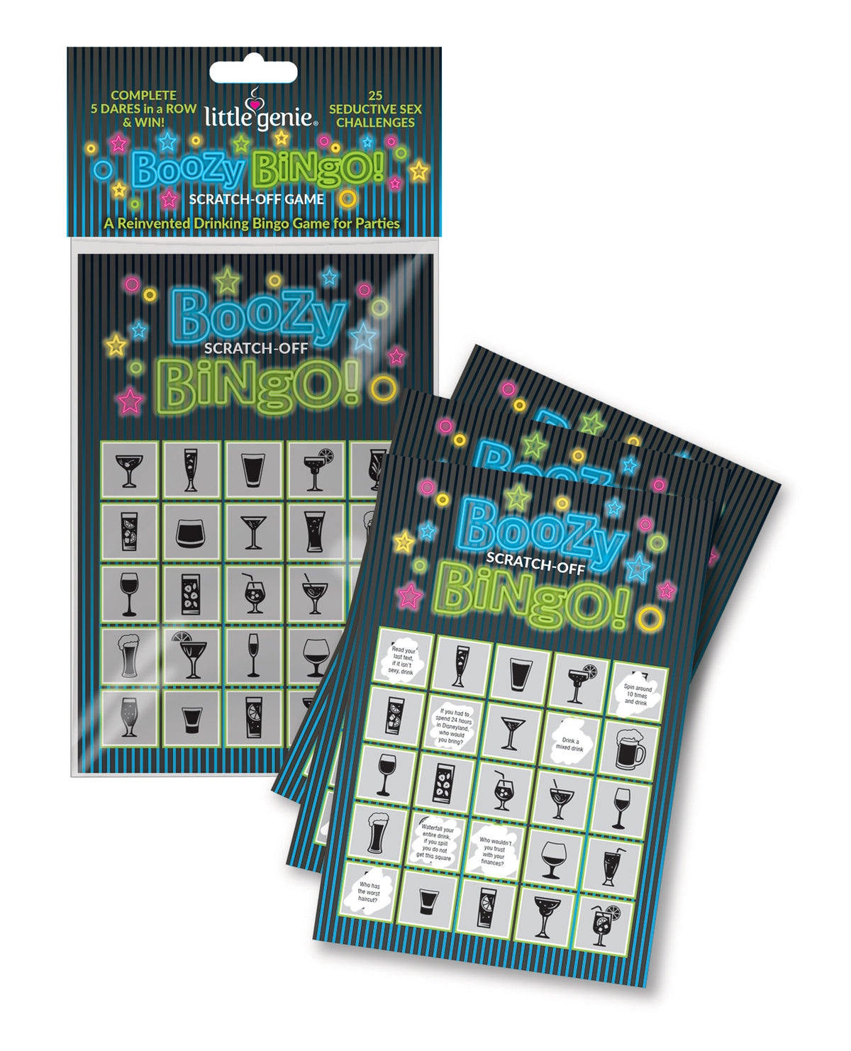 Boozy Bingo Scratch-Off Party Game