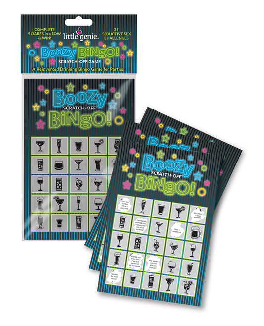 Boozy Bingo Scratch-Off Party Game