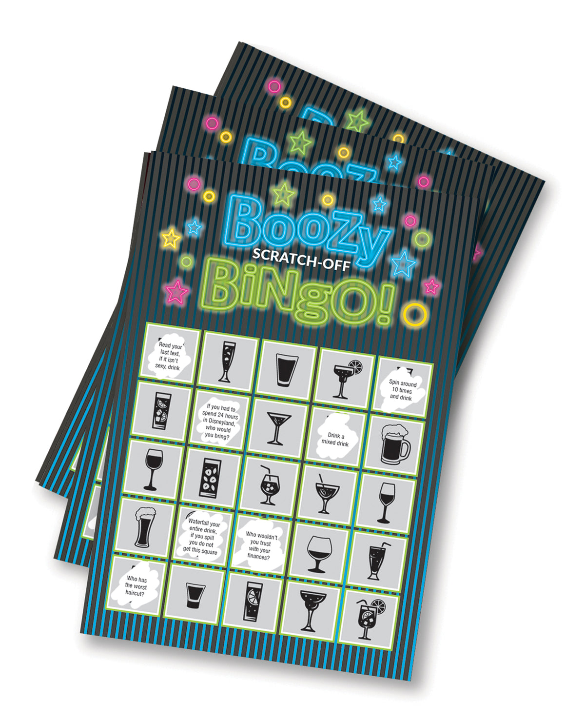 Boozy Bingo Scratch-Off Party Game - view 2