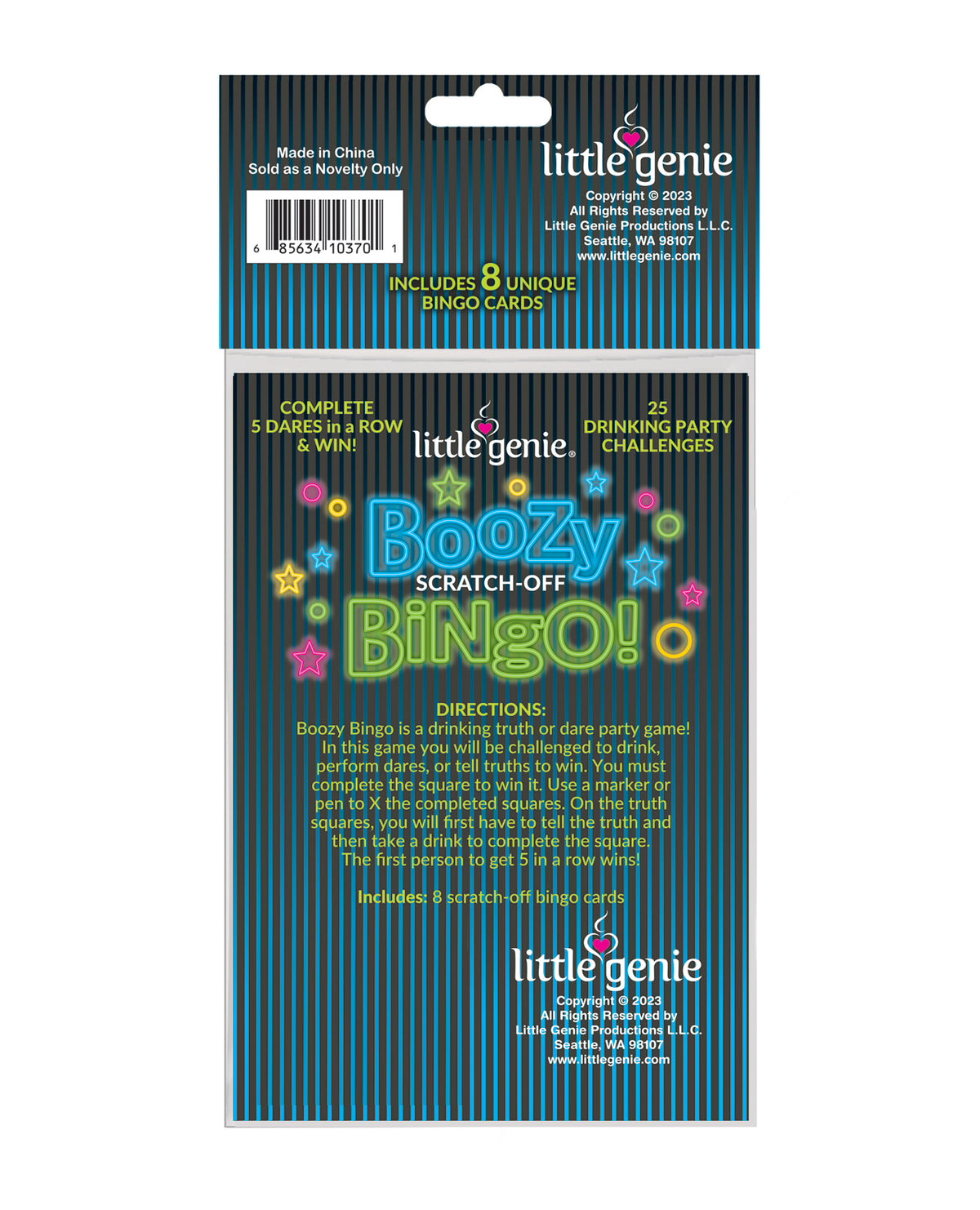 Boozy Bingo Scratch-Off Party Game - view 4