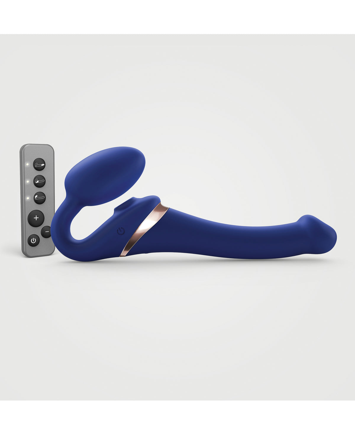 Strap-On-Me Multi Orgasm Bendable Strapless Strap-On – Night Blue – Small – view 2