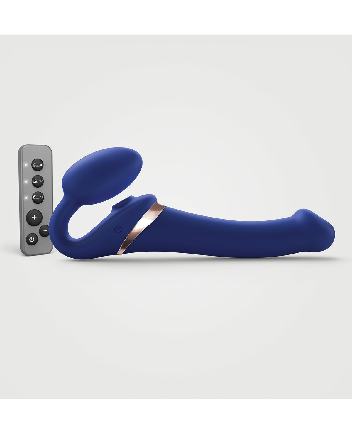 Strap-On-Me Multi Orgasm Bendable Strapless Strap-On – Night Blue – Medium – view 2