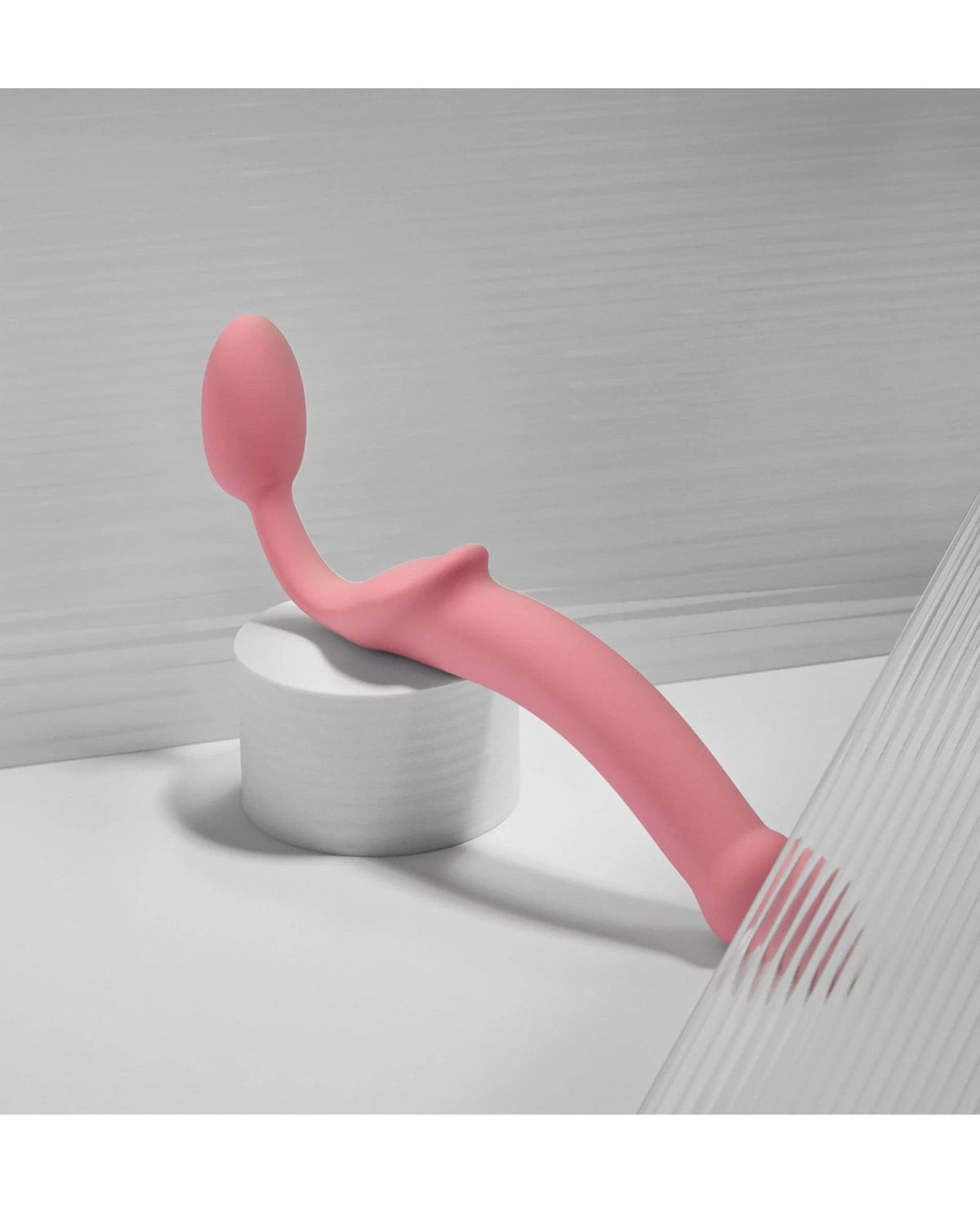 Strap-On-Me Semi-Realistic Bendable Strap-On – Pink, Small – view 3