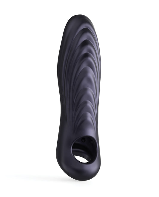 Manwan RYZER MAX 2-in-1 Penis Sleeve & Stroker – Black Plum