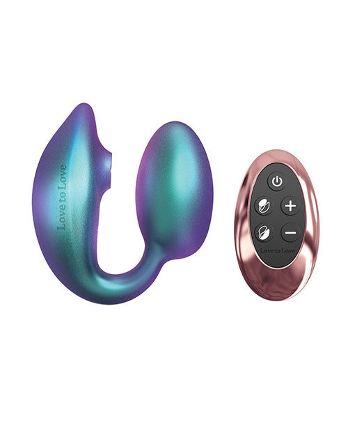 Love to Love Wonderlover Dual Stimulator – Iridescent Turquoise – view 2
