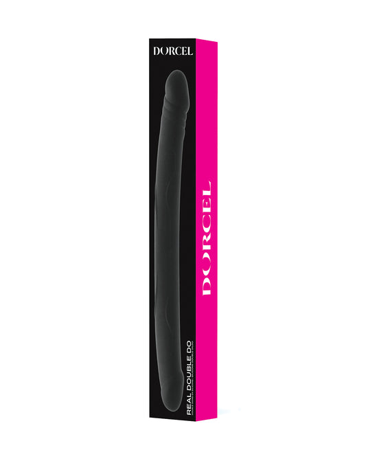 Dorcel Real Double Do 16.5" Double-Ended Silicone Dildo – Black