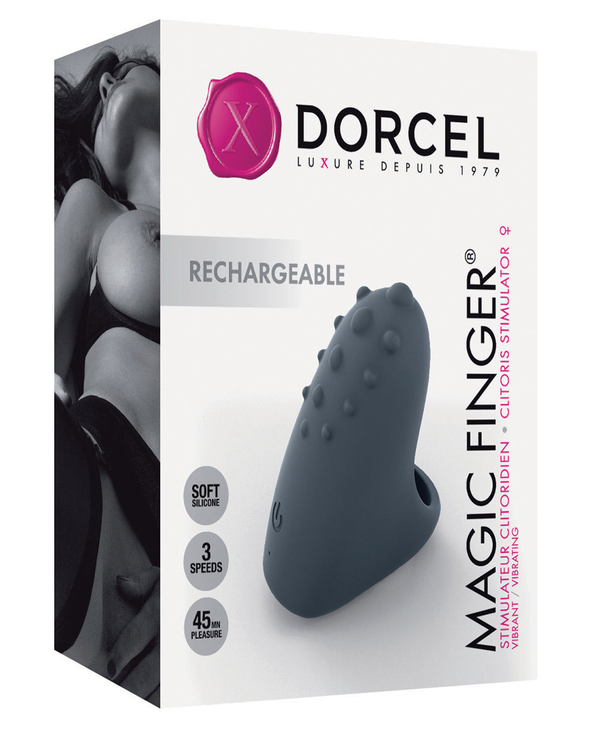 Dorcel Rechargeable Magic Finger Vibrator – Black