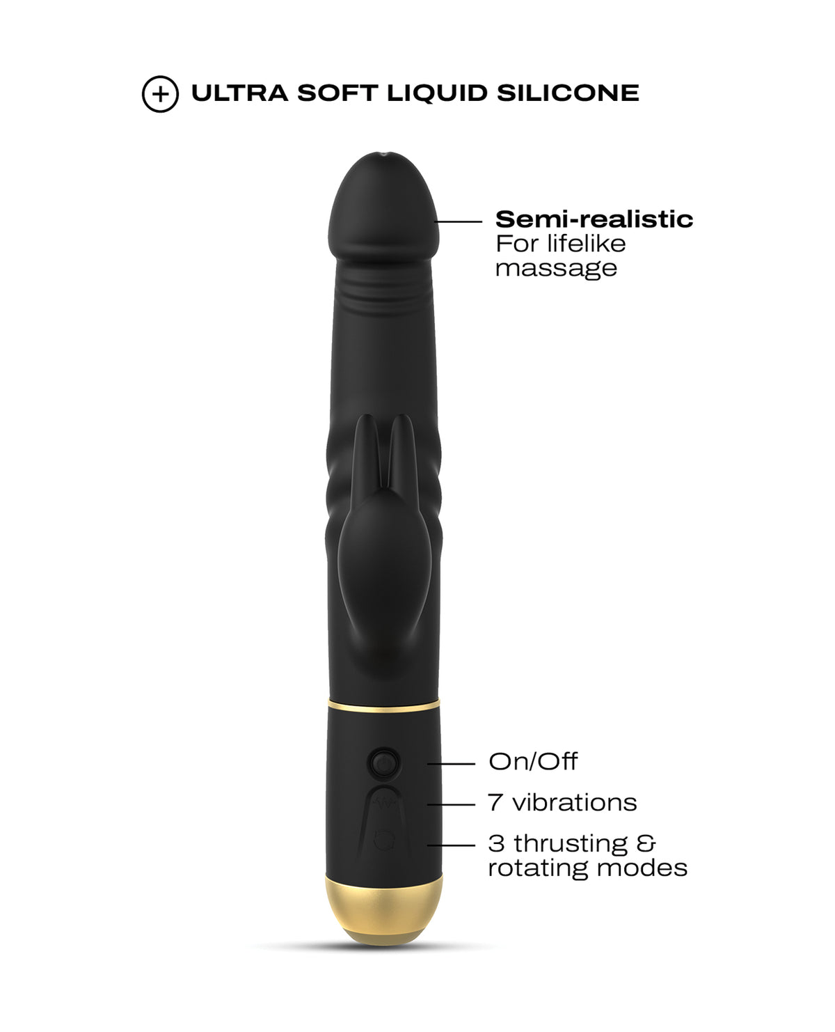 Dorcel Furious Rabbit 2.0 Thrusting & Rotating Vibrator – view 6
