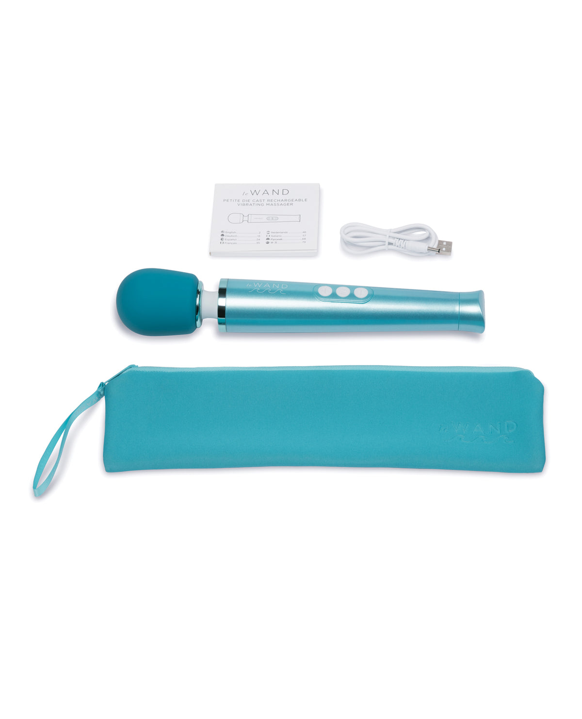 Le Wand Dive Submersible Rechargeable Massager – Blue – view 5