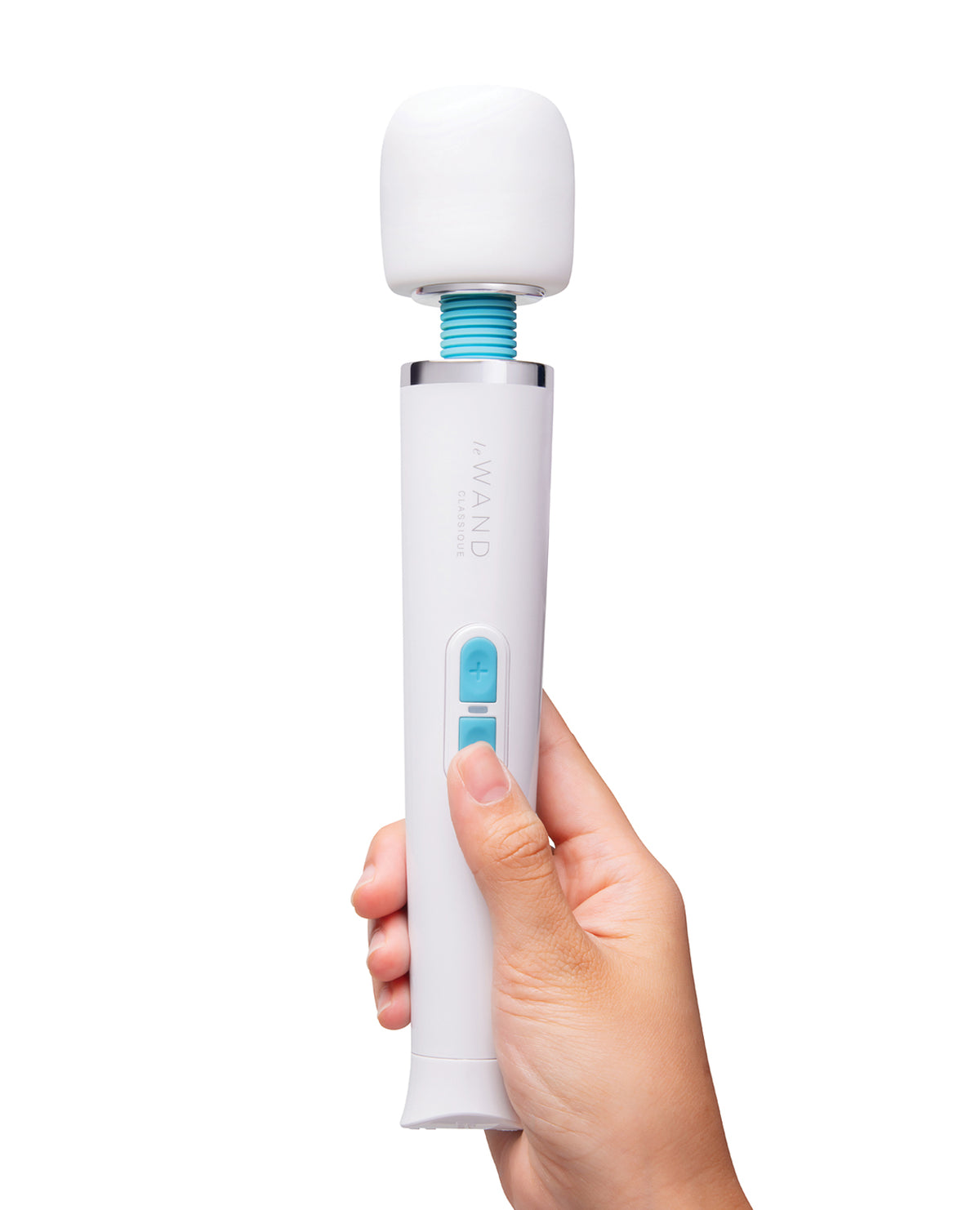 Le Wand Classique Petite Cordless Wand Massager – White – view 4