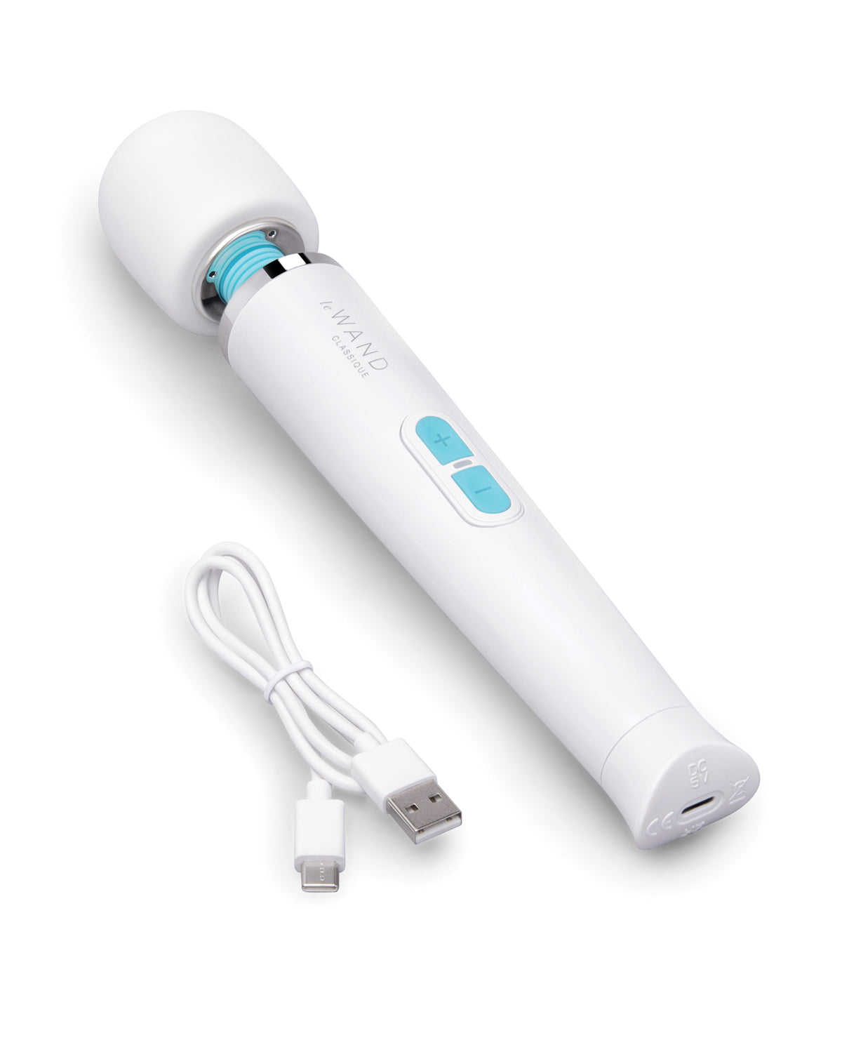 Le Wand Classique Petite Cordless Wand Massager – White – view 5
