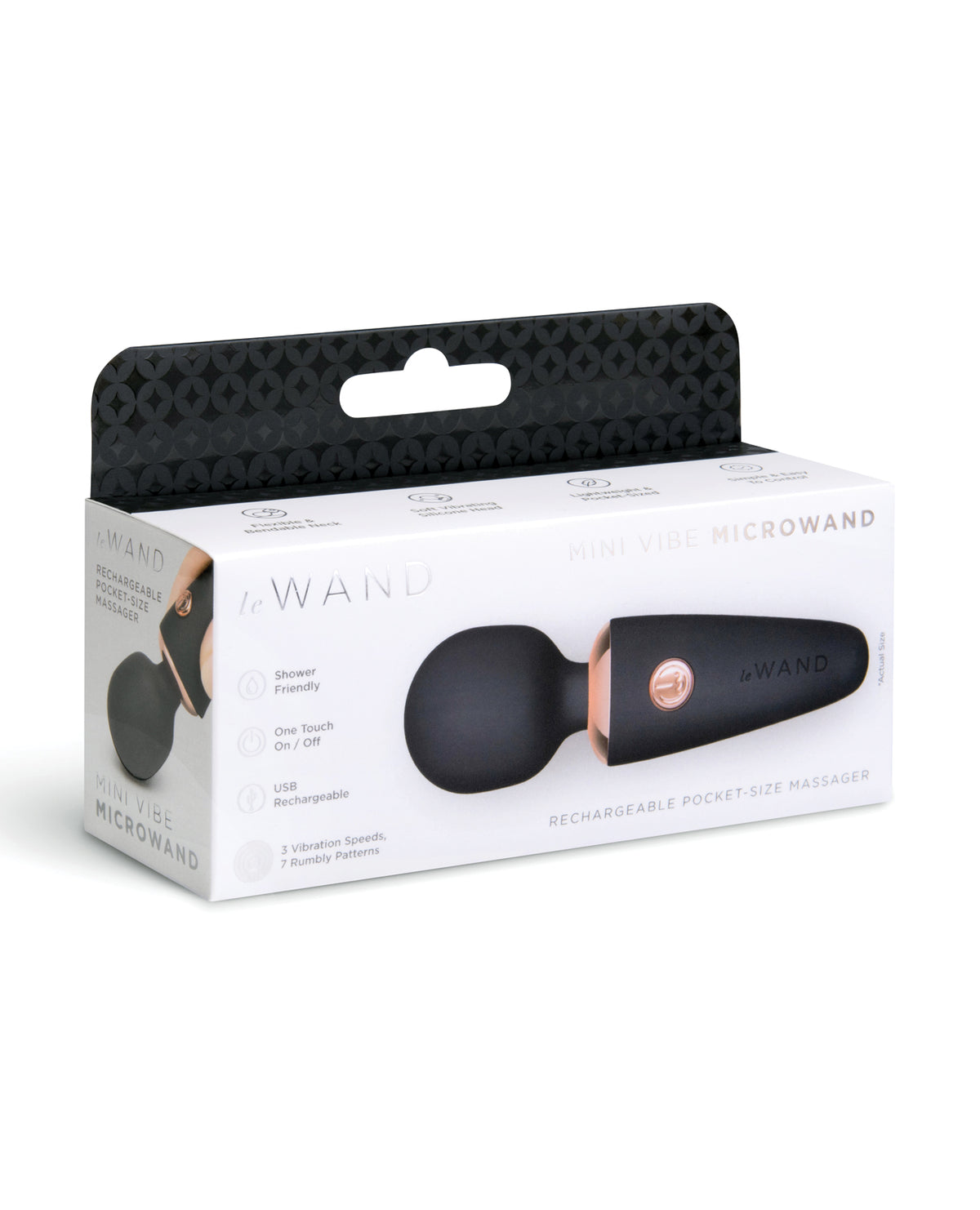 Le Wand Mini Micro Wand Pocket Massager – Black