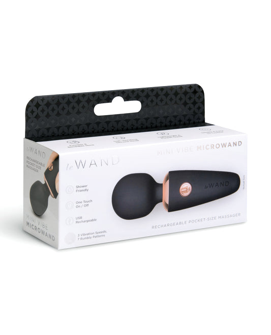 Le Wand Mini Micro Wand Pocket Massager – Black