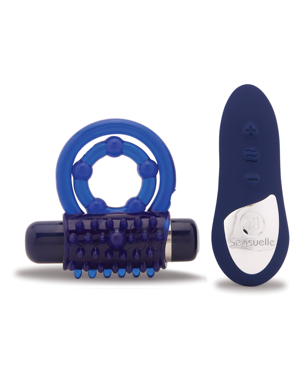 Nu Sensuelle Endure Remote Control Vibrating Ring – Blue – view 2