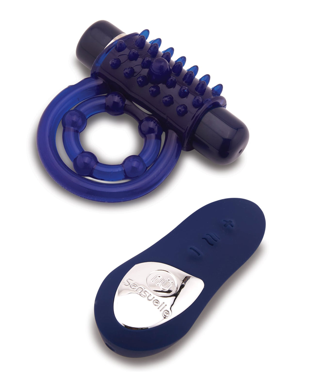 Nu Sensuelle Endure Remote Control Vibrating Ring – Blue – view 3