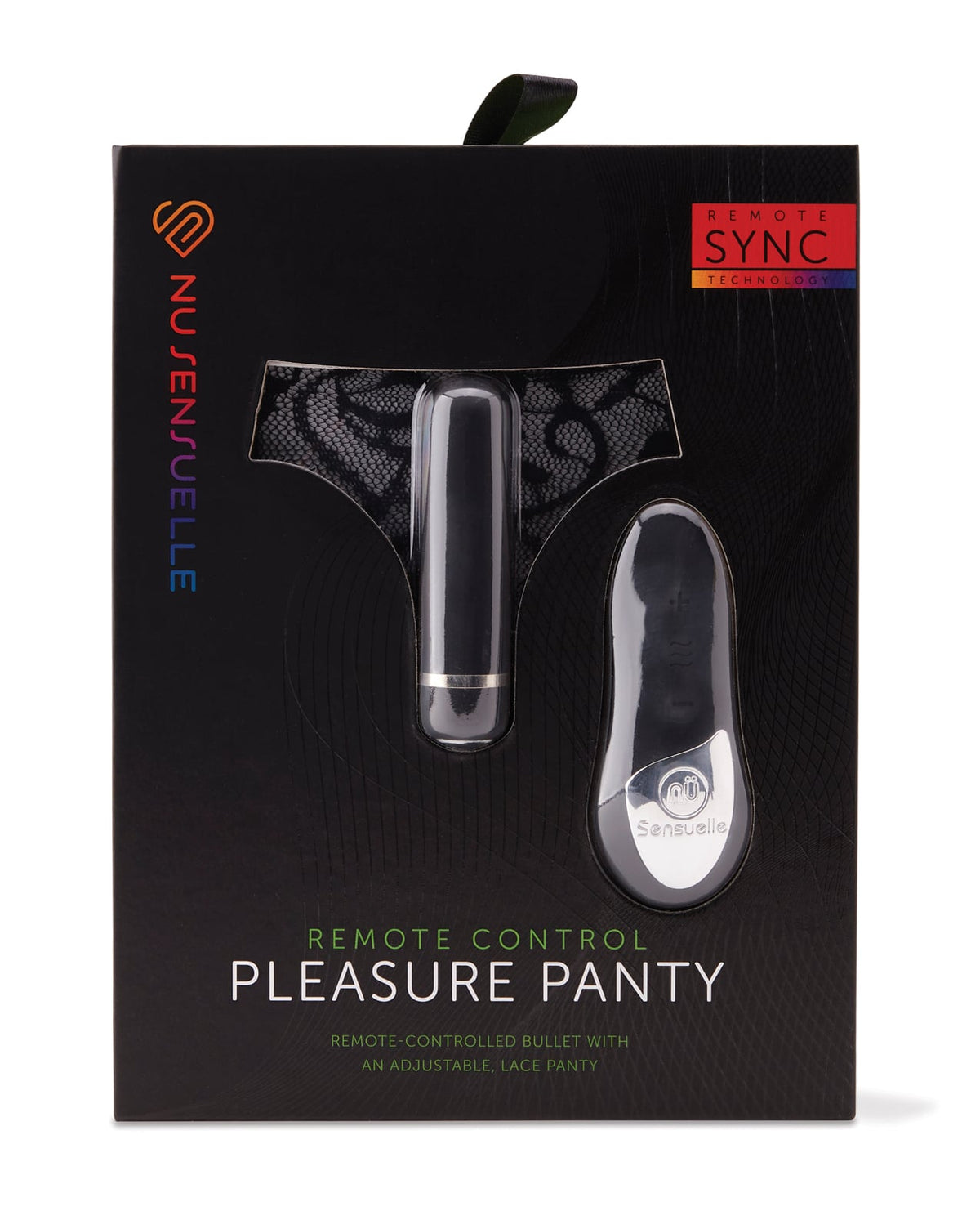 Nu Sensuelle Pleasure Panty with Remote Control Bullet – Black