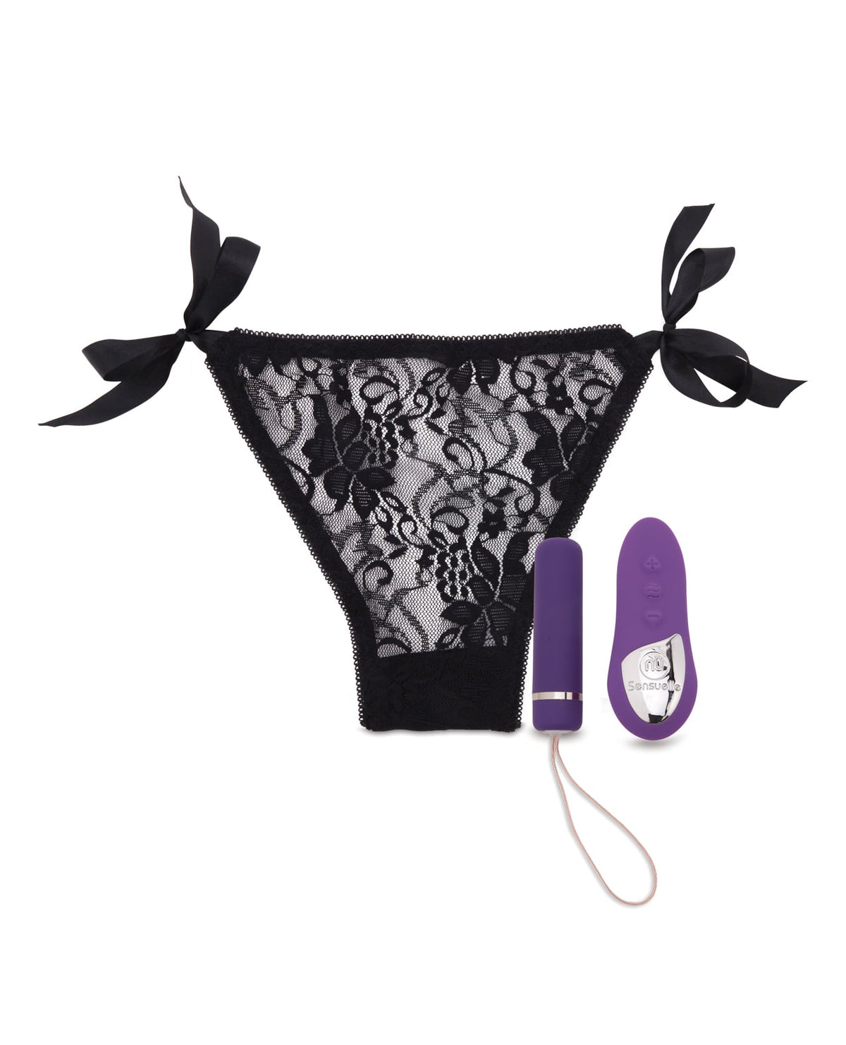 Nu Sensuelle Pleasure Panty with Remote Control Bullet – Purple – view 3