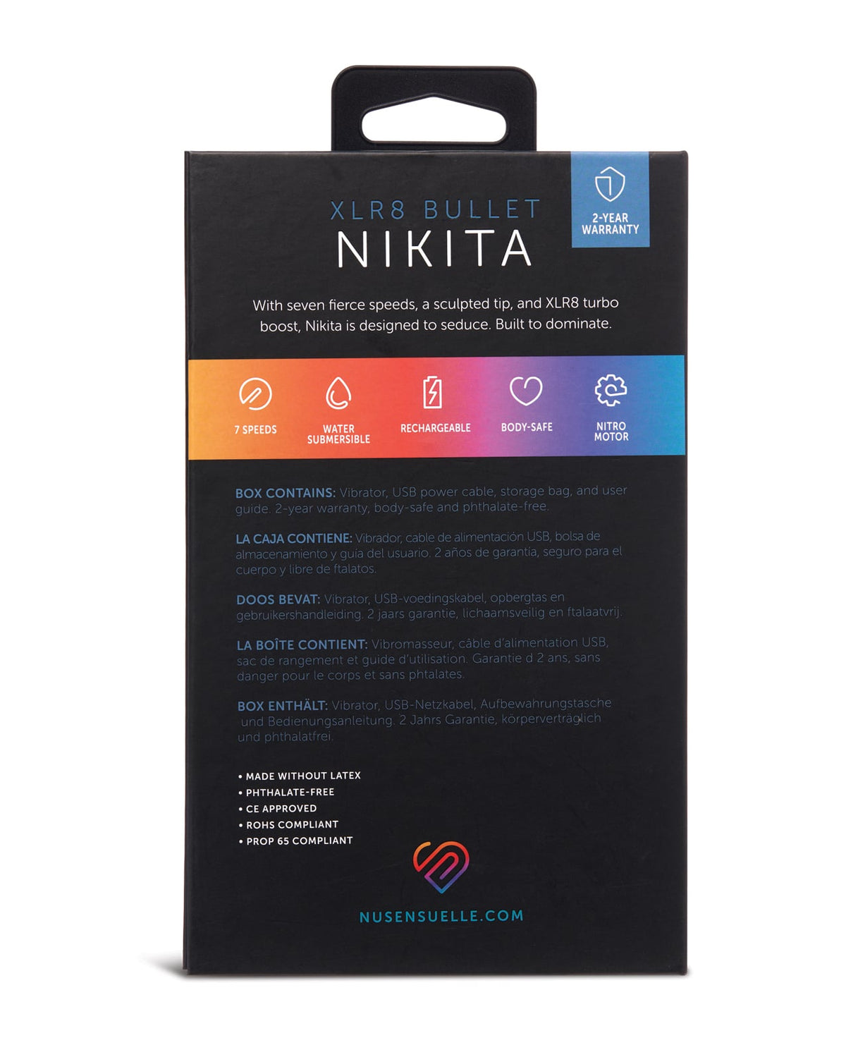 Nu Sensuelle Nikita Nitro Bullet – Deep Turquoise – view 7