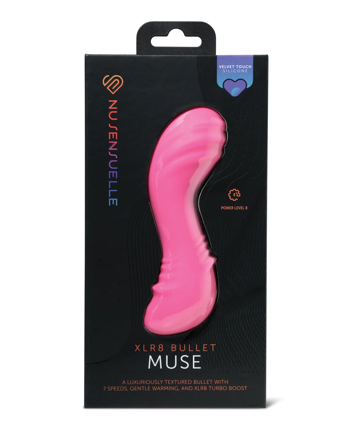 Nu Sensuelle Muse XLR8 Warming Bullet – Pink