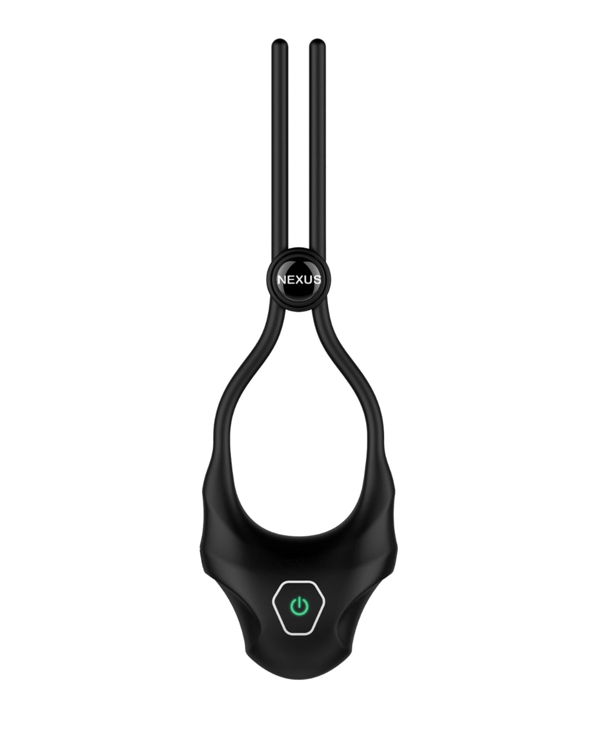 Nexus Forge Adjustable Vibrating Lasso Ring – Black – view 2