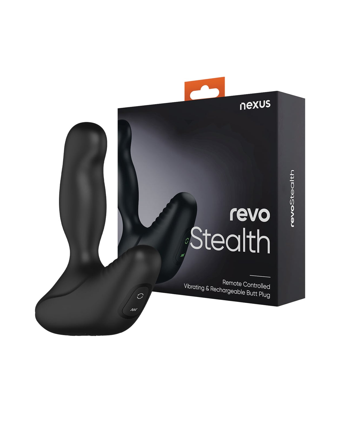 Nexus Revo Stealth App-Enabled Prostate Massager – Black