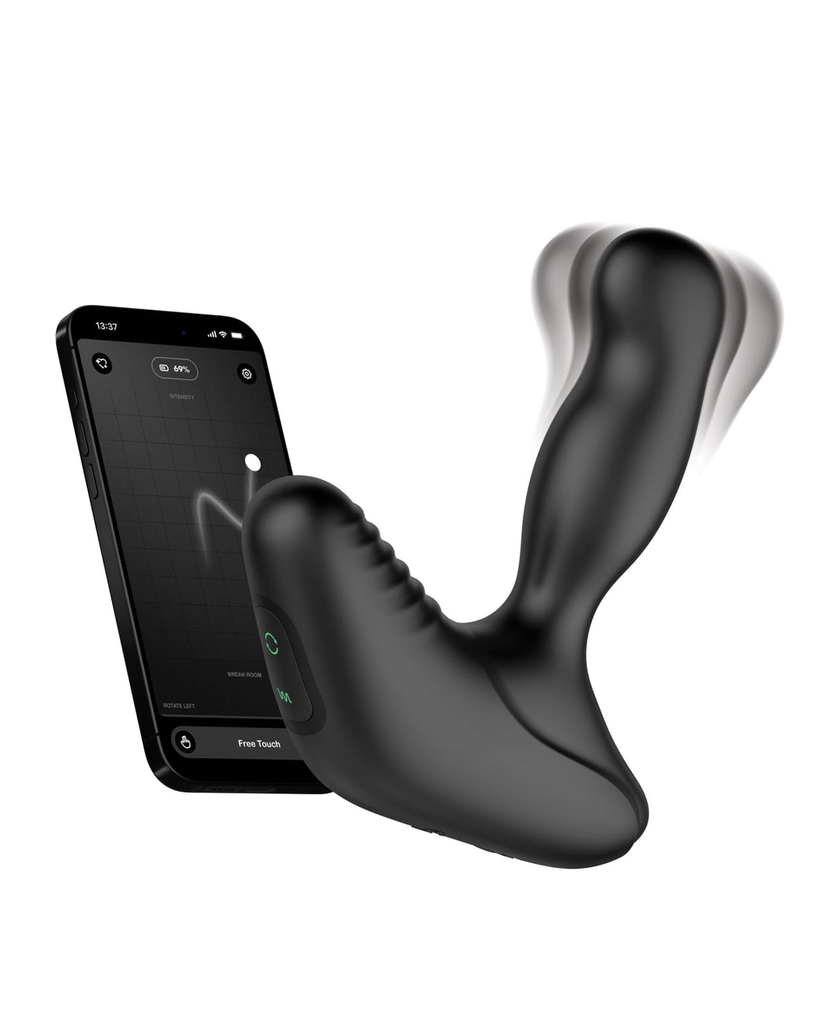 Nexus Revo Stealth App-Enabled Prostate Massager – Black – view 6
