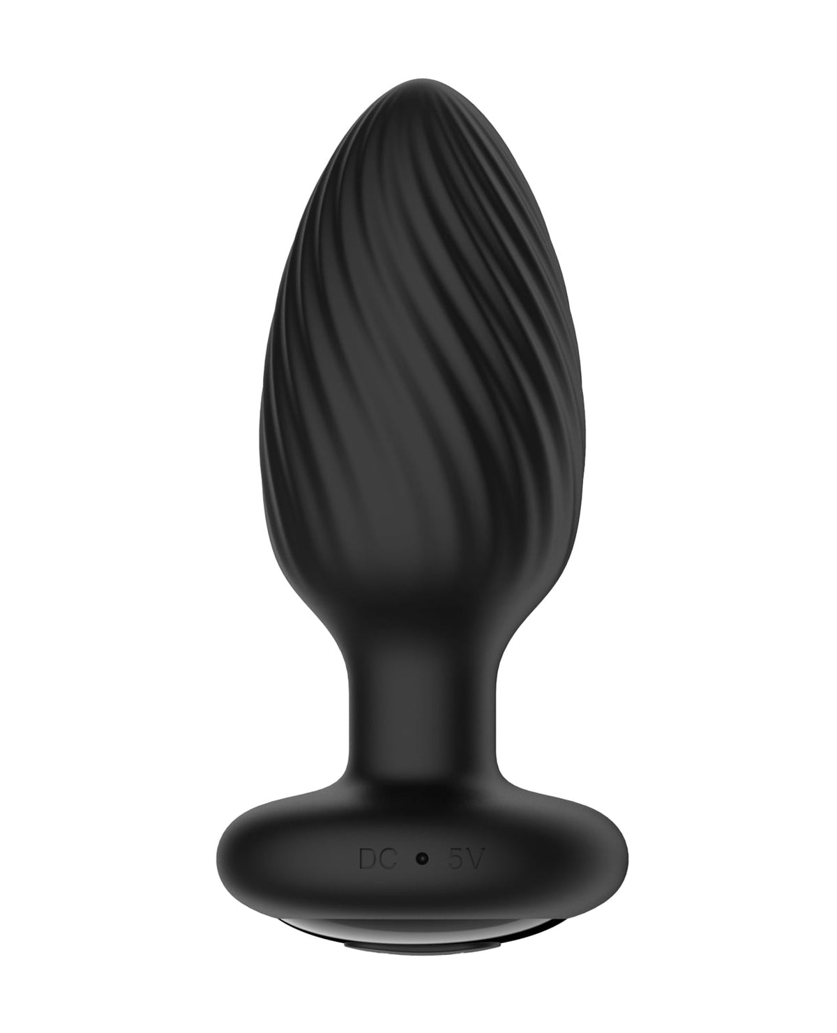 Nexus Tornado Rotating & Vibrating Plug with Remote – Black – Medium – view 2