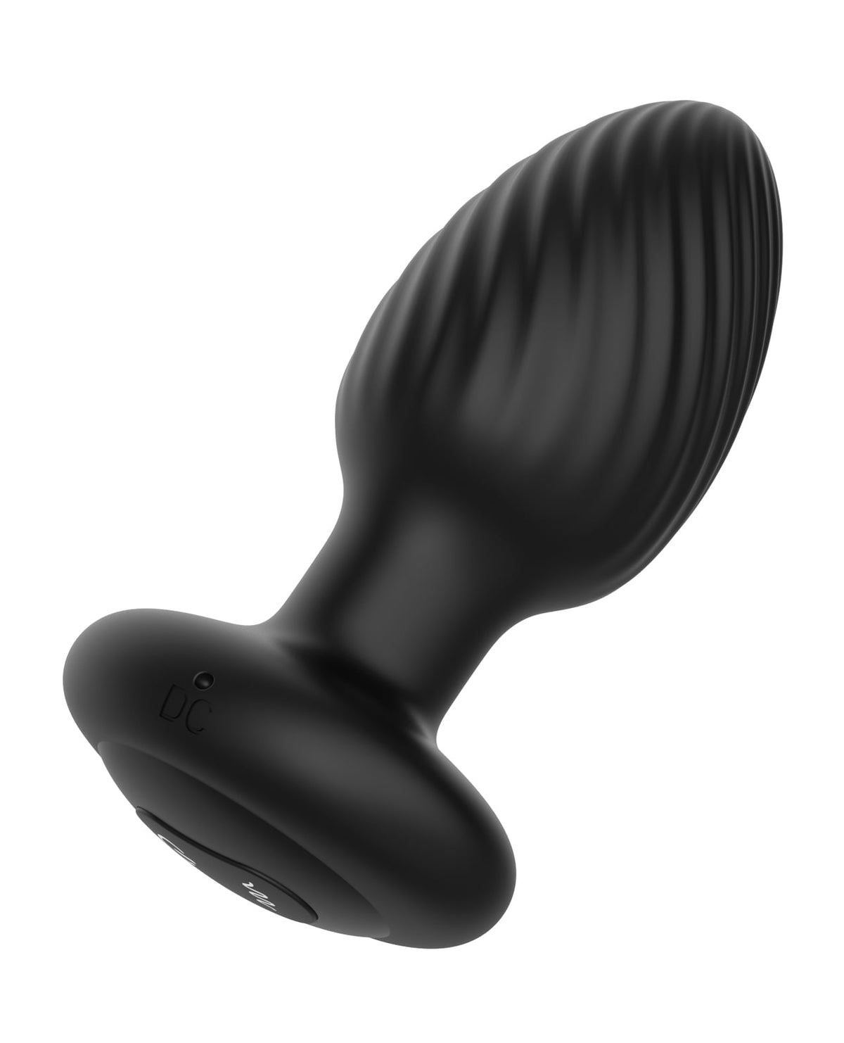 Nexus Tornado Rotating & Vibrating Plug with Remote – Black – Large – view 3