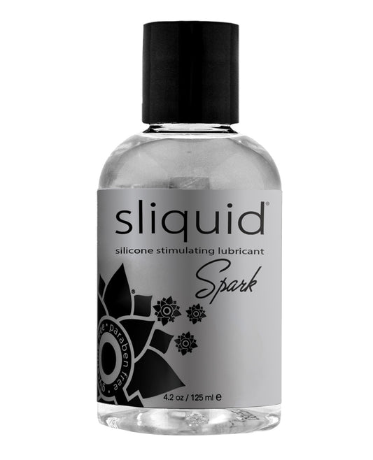 Sliquid Naturals Spark Booty Buzz Tingling Silicone Lubricant – 4.2 oz