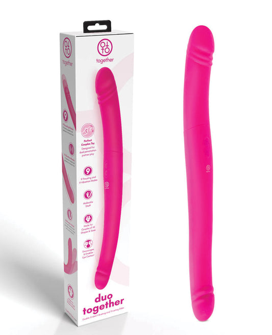 Together Duo Double-Ended Vibrating & Thrusting Dildo