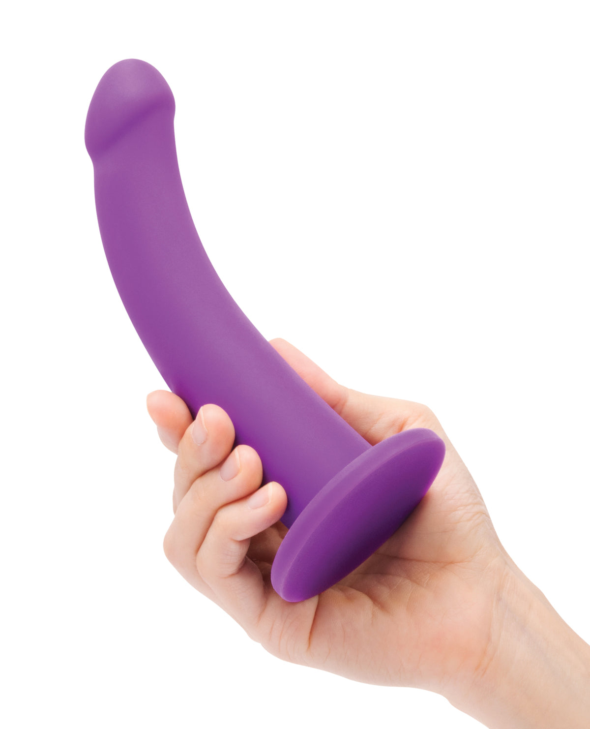 Together Tilt 6.5" Vibrating Silicone Dildo & Harness Set – view 5