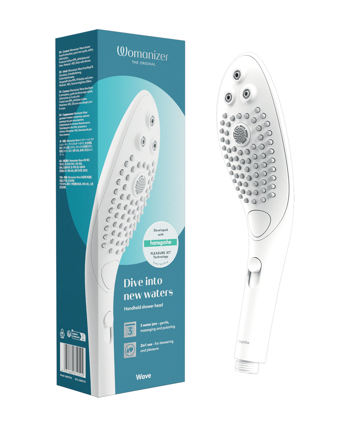 Womanizer Wave Pleasure Shower Head – White