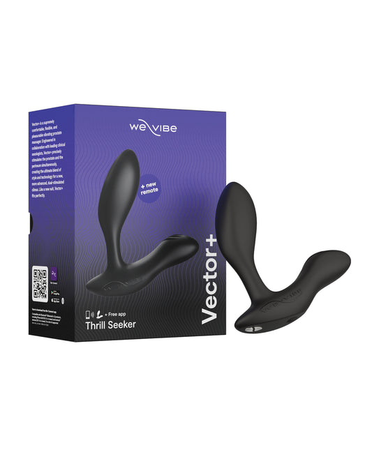 We-Vibe Vector+ Prostate Massager – Charcoal Black