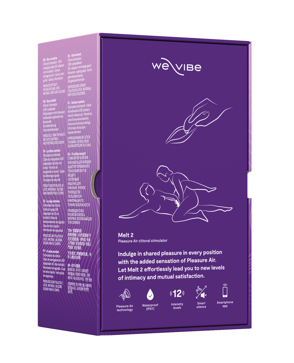 We-Vibe Melt 2 Couples Pleasure Air Stimulator – Purple – view 7
