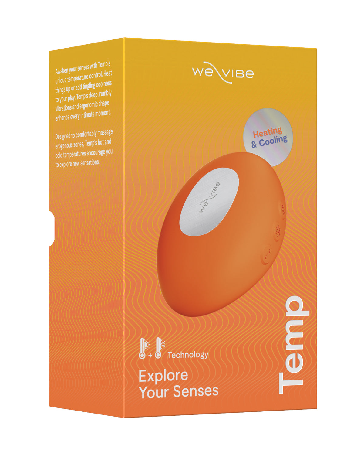 We-Vibe Temp Heating & Cooling Vibrator – Tangerine