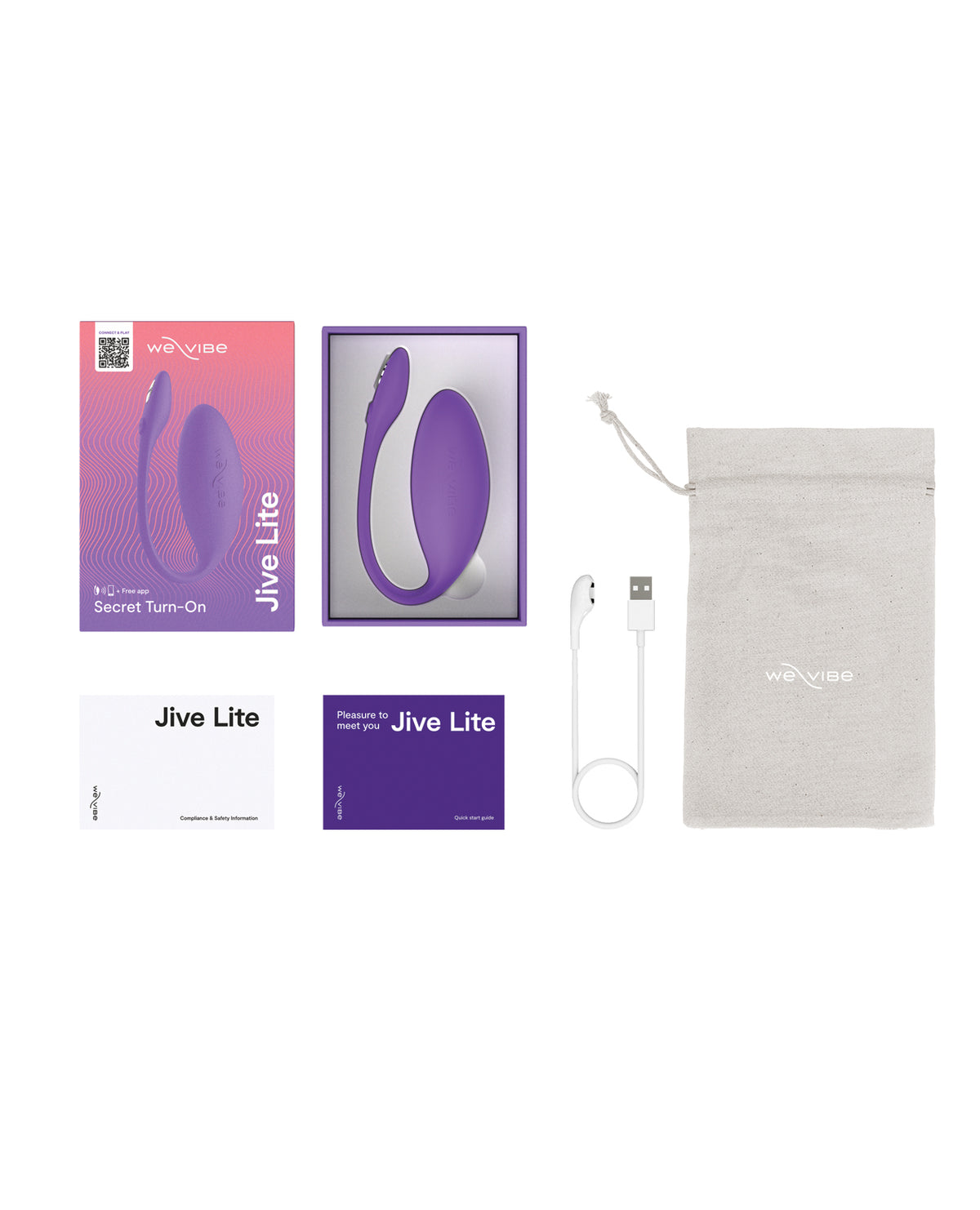 We-Vibe Jive Lite Wearable Vibrator – Light Purple – view 4