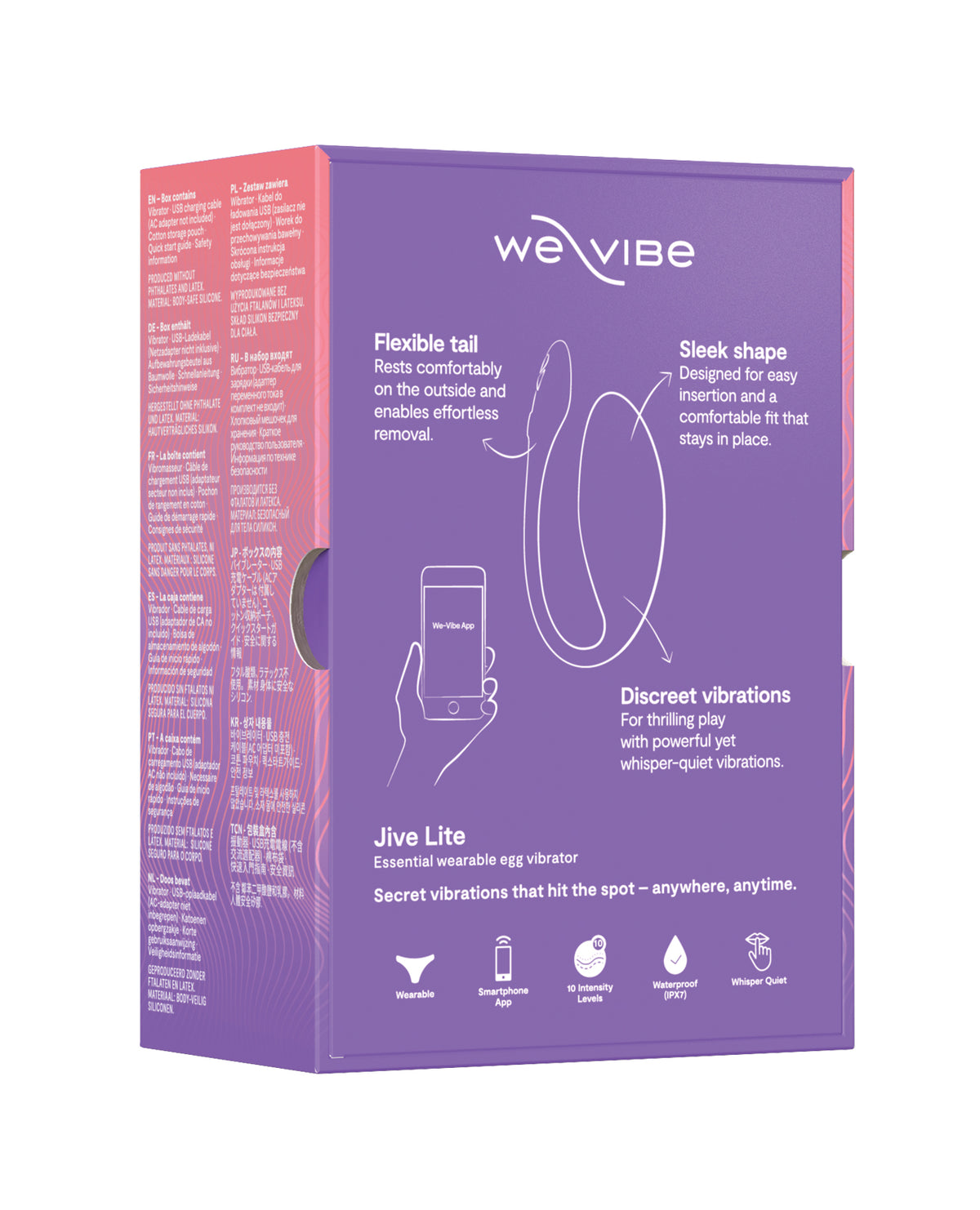 We-Vibe Jive Lite Wearable Vibrator – Light Purple – view 6