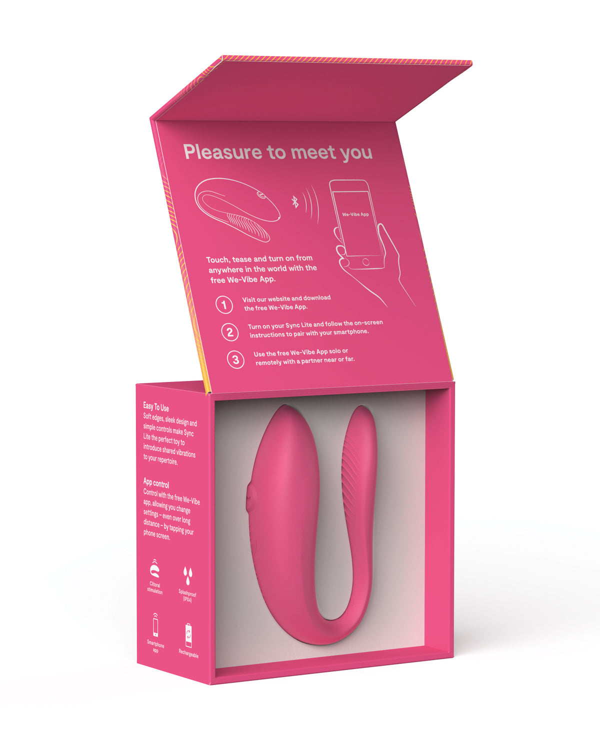 We-Vibe Sync Lite Couples Vibrator – Pink – view 5