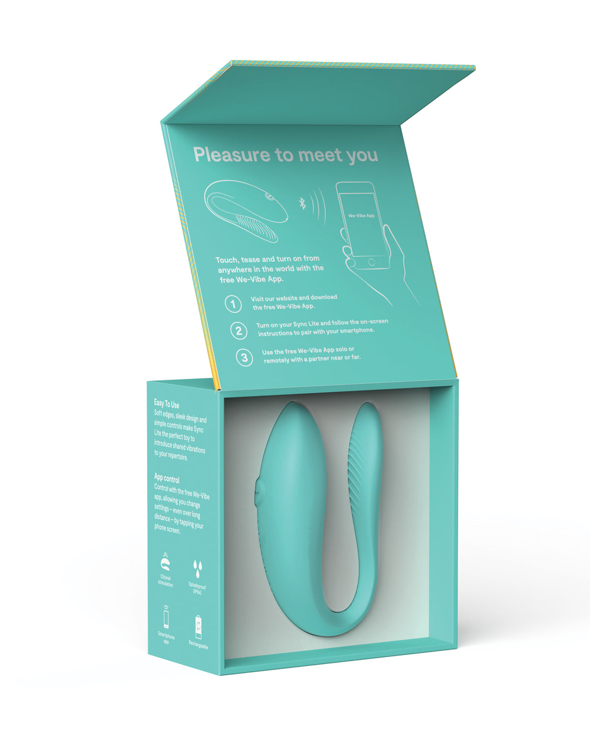 We-Vibe Sync Lite Couples Vibrator – Aqua – view 5