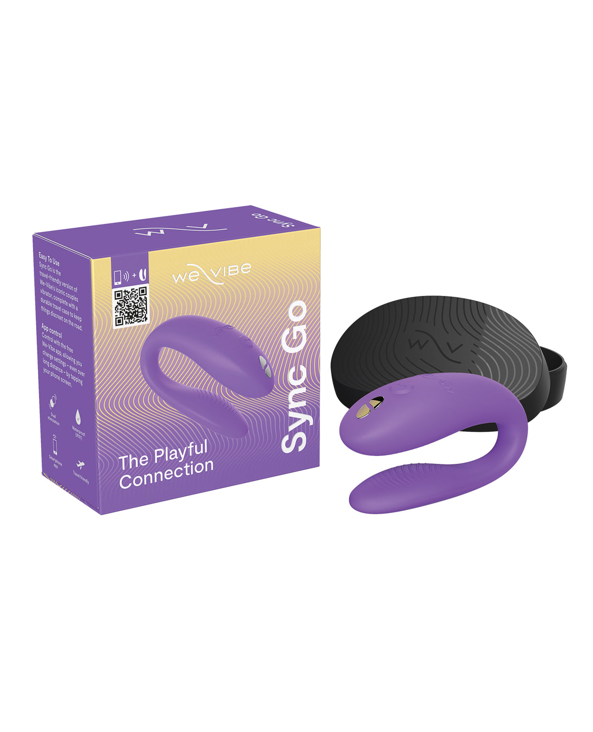 We-Vibe Sync Go Travel Couples Vibrator – Light Purple