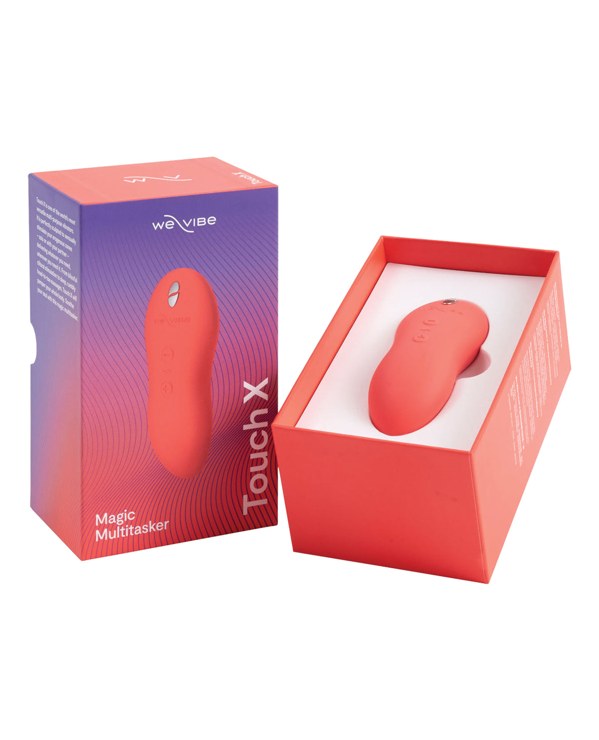 We-Vibe Touch X Lay-On Vibrator – Crave Coral – view 2