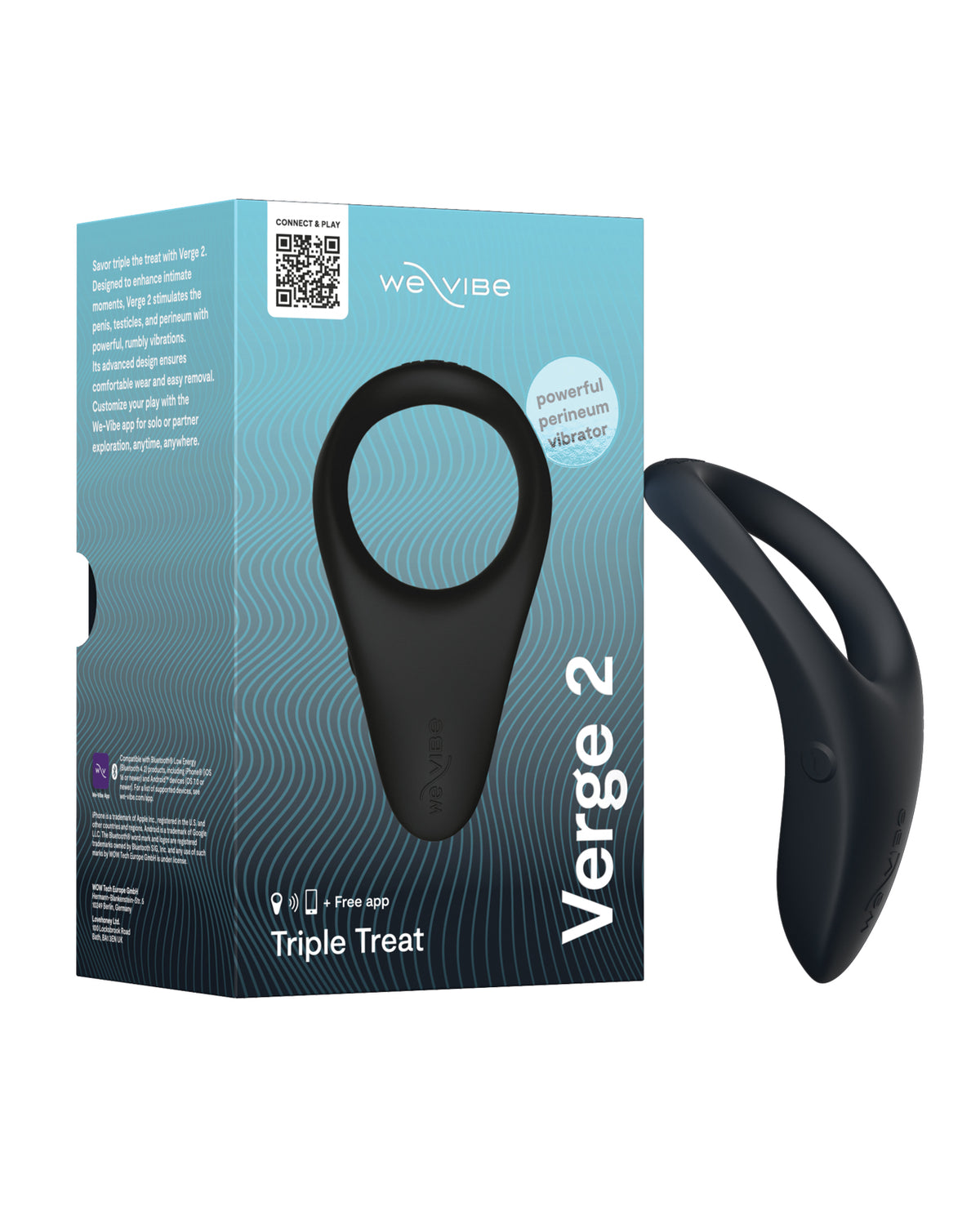 We-Vibe Verge 2 Vibrating Ring – Black